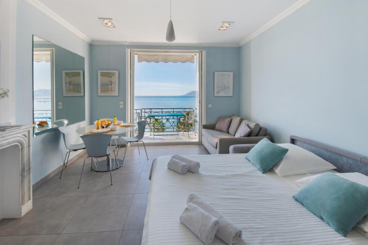 Palais Miramar - Suite Blue Room - Vue Mer -Croisette Emplacement Unique - 20M Plage - Wifi - Clim Cannes Eksteriør billede