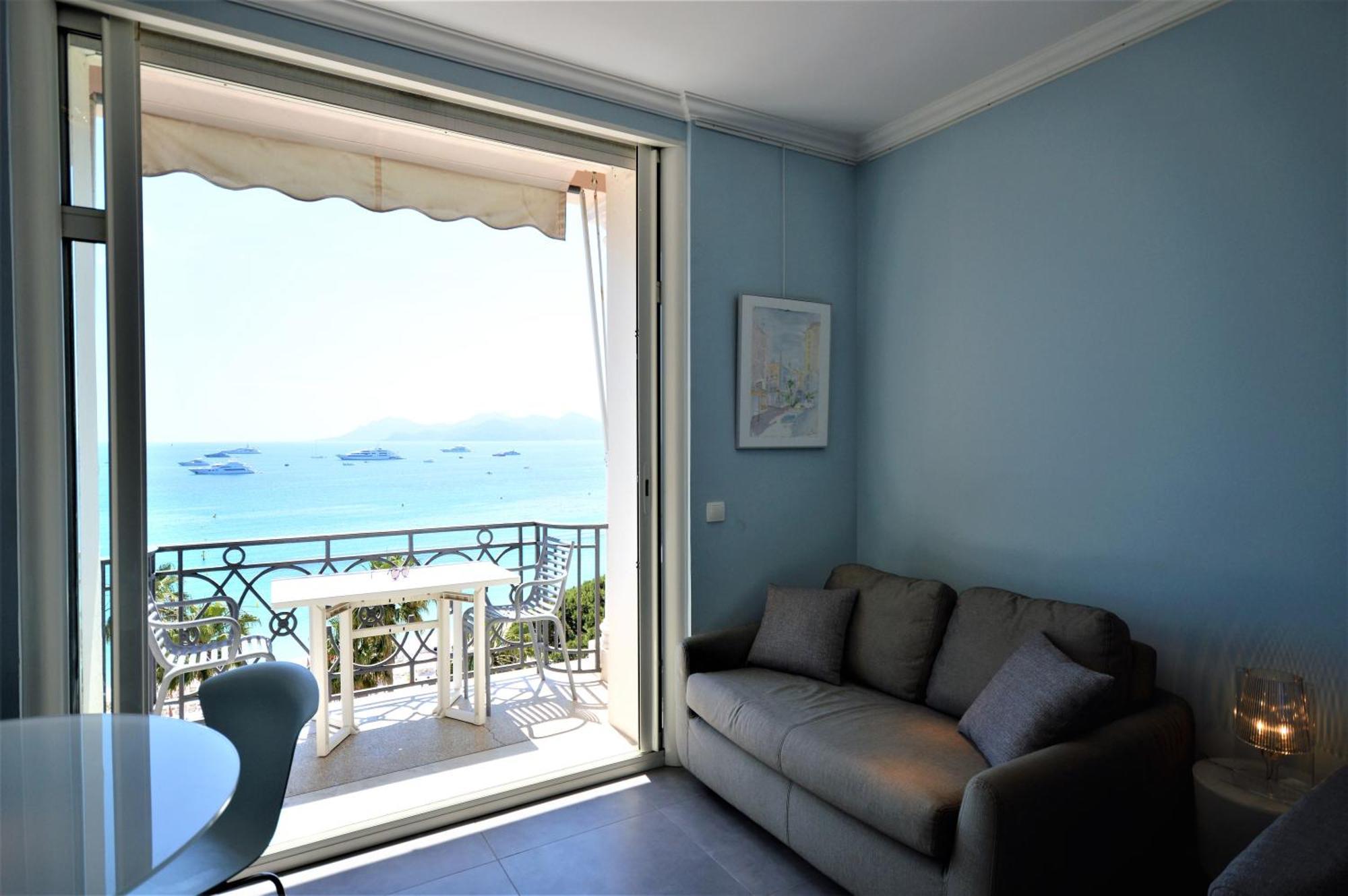 Palais Miramar - Suite Blue Room - Vue Mer -Croisette Emplacement Unique - 20M Plage - Wifi - Clim Cannes Eksteriør billede
